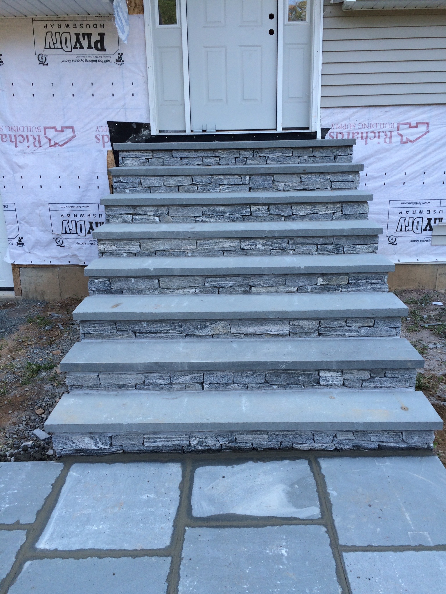 Bluestone Steps And Walkway FN Masonry