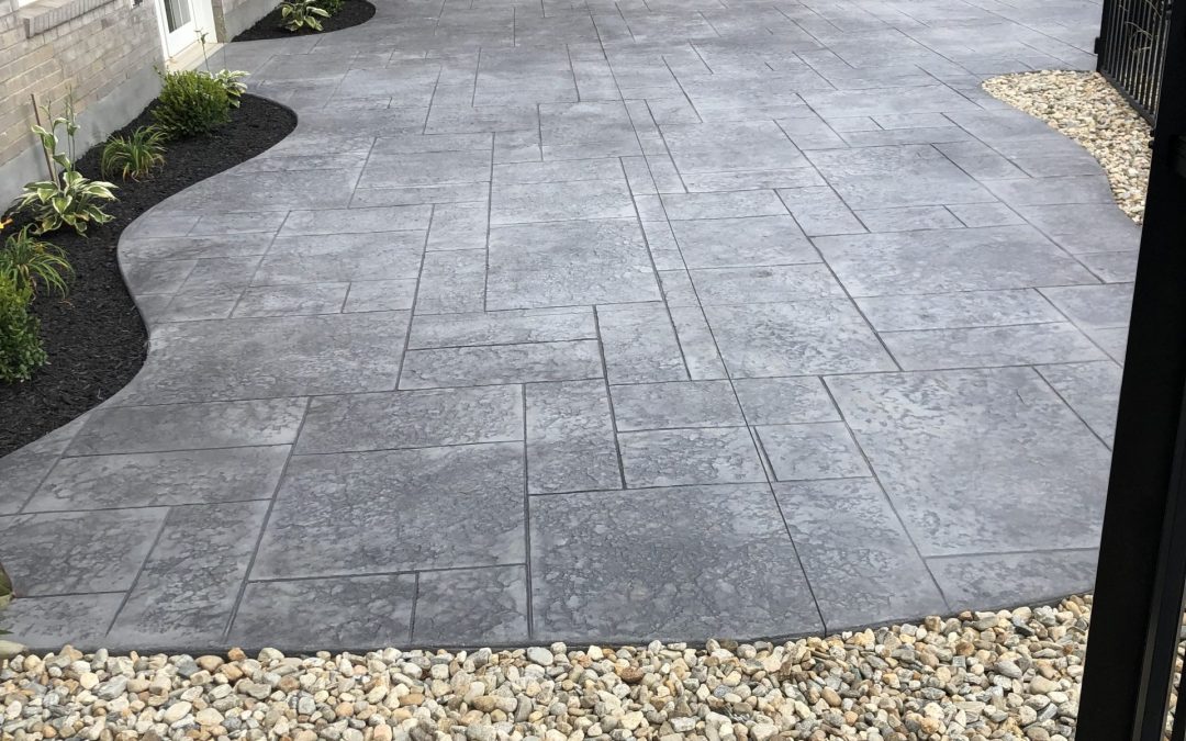 Stamped Cement Patio