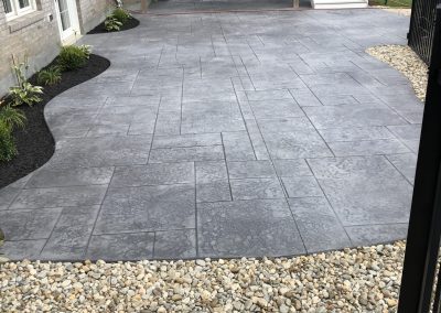 Stamped Cement Patio