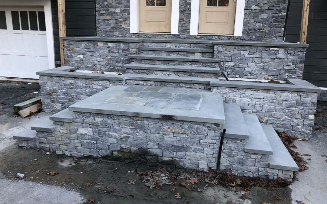Stone Steps Entry Way